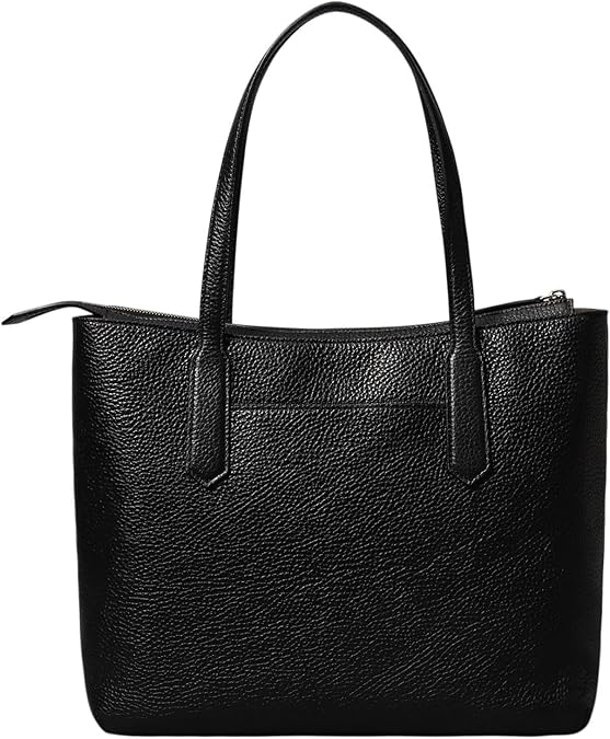 HIROFU ビジネスバッグ 黒 本革 オールレザー A4収納可 保存袋付き